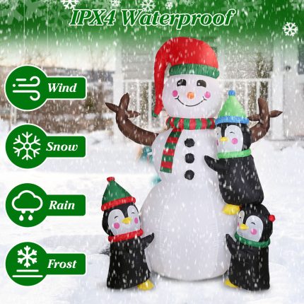 1Pc 5.9FT Christmas Inflatable Outdoor Decoration